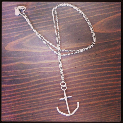 Anchor Necklace by Jennifer Cervelli Jewelry