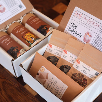 Chai Tea Sampler by Open Door Tea