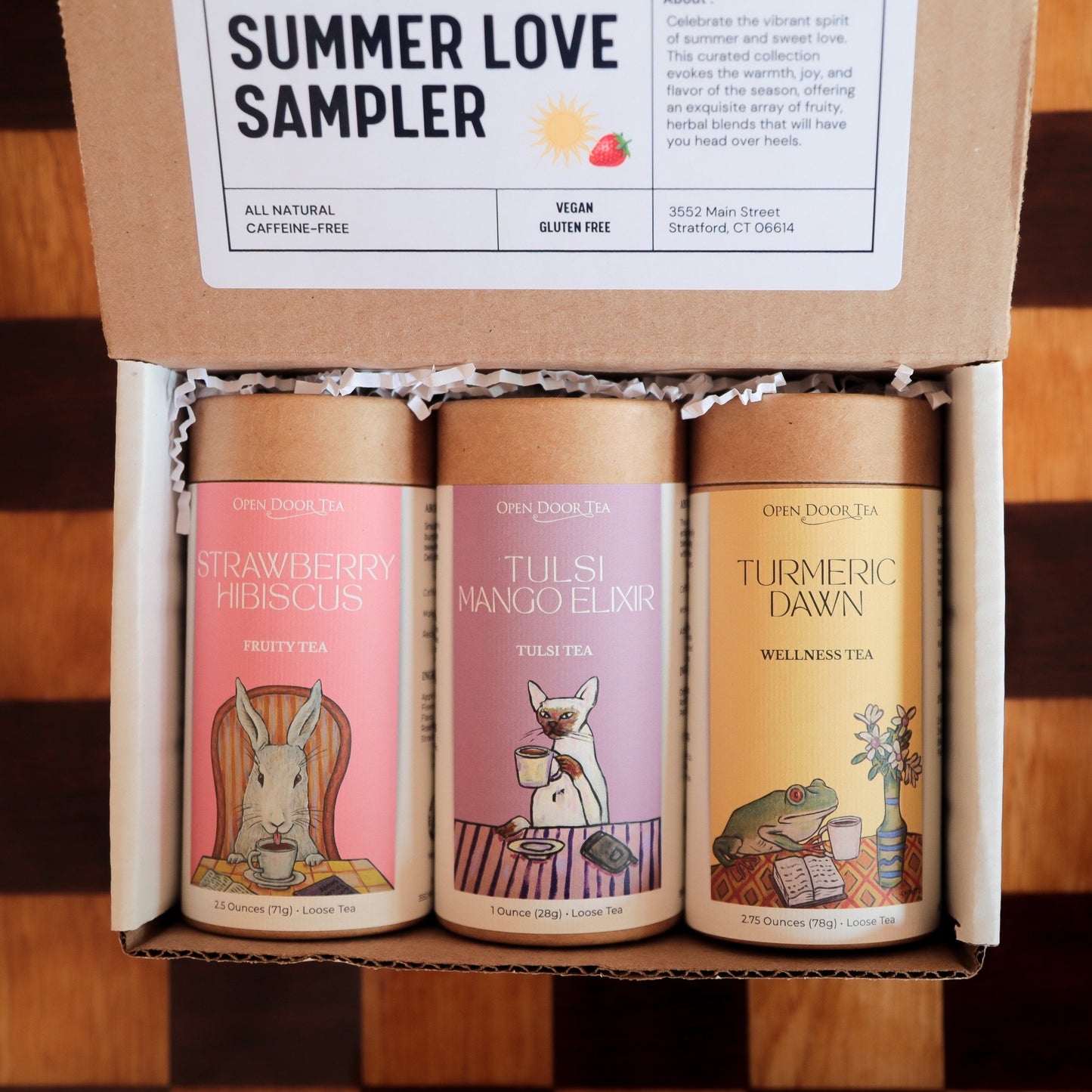 Summer Love Tea Sampler by Open Door Tea