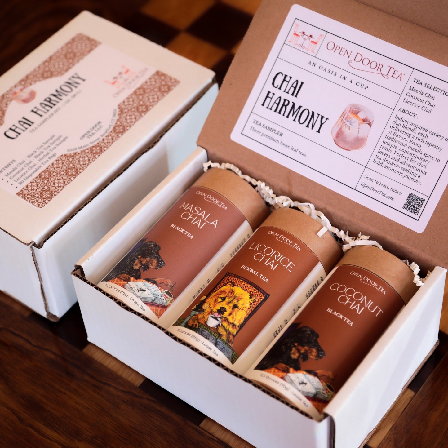 Chai Tea Sampler by Open Door Tea