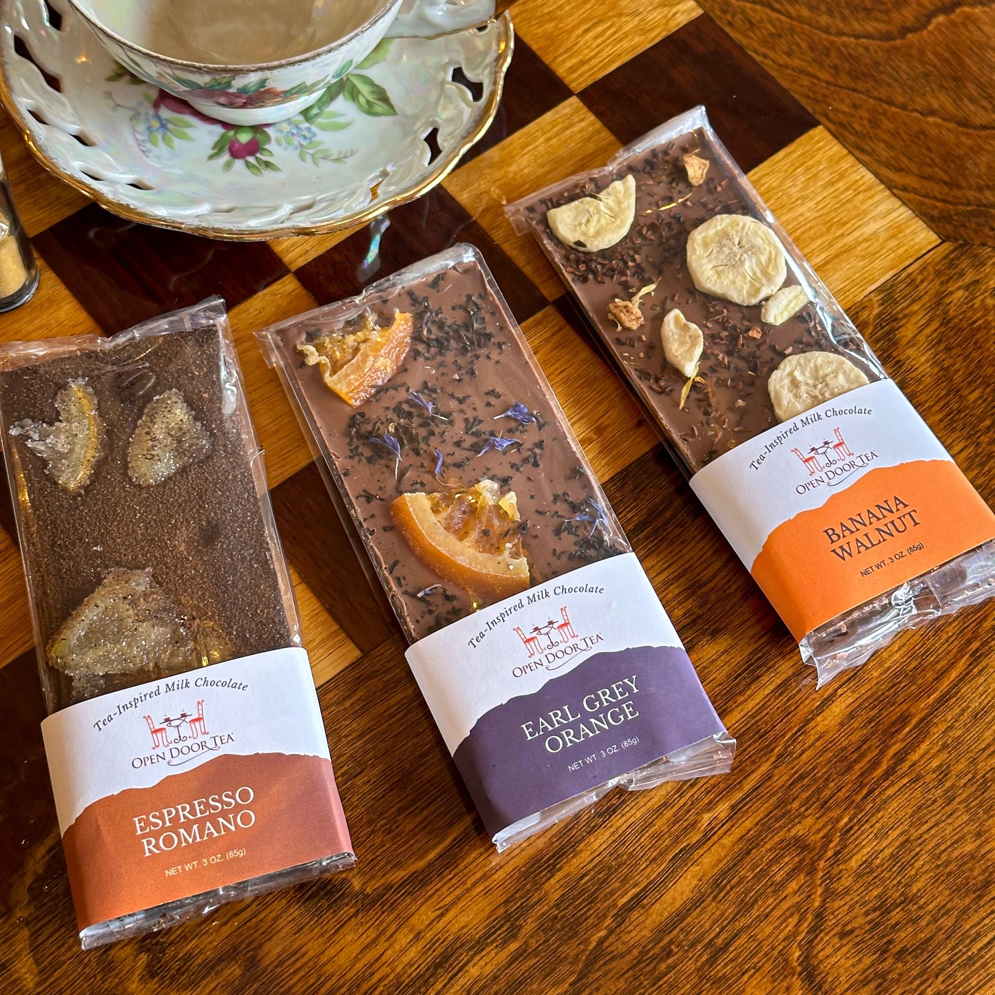 Tea Chocolate Bars by Open Door Tea