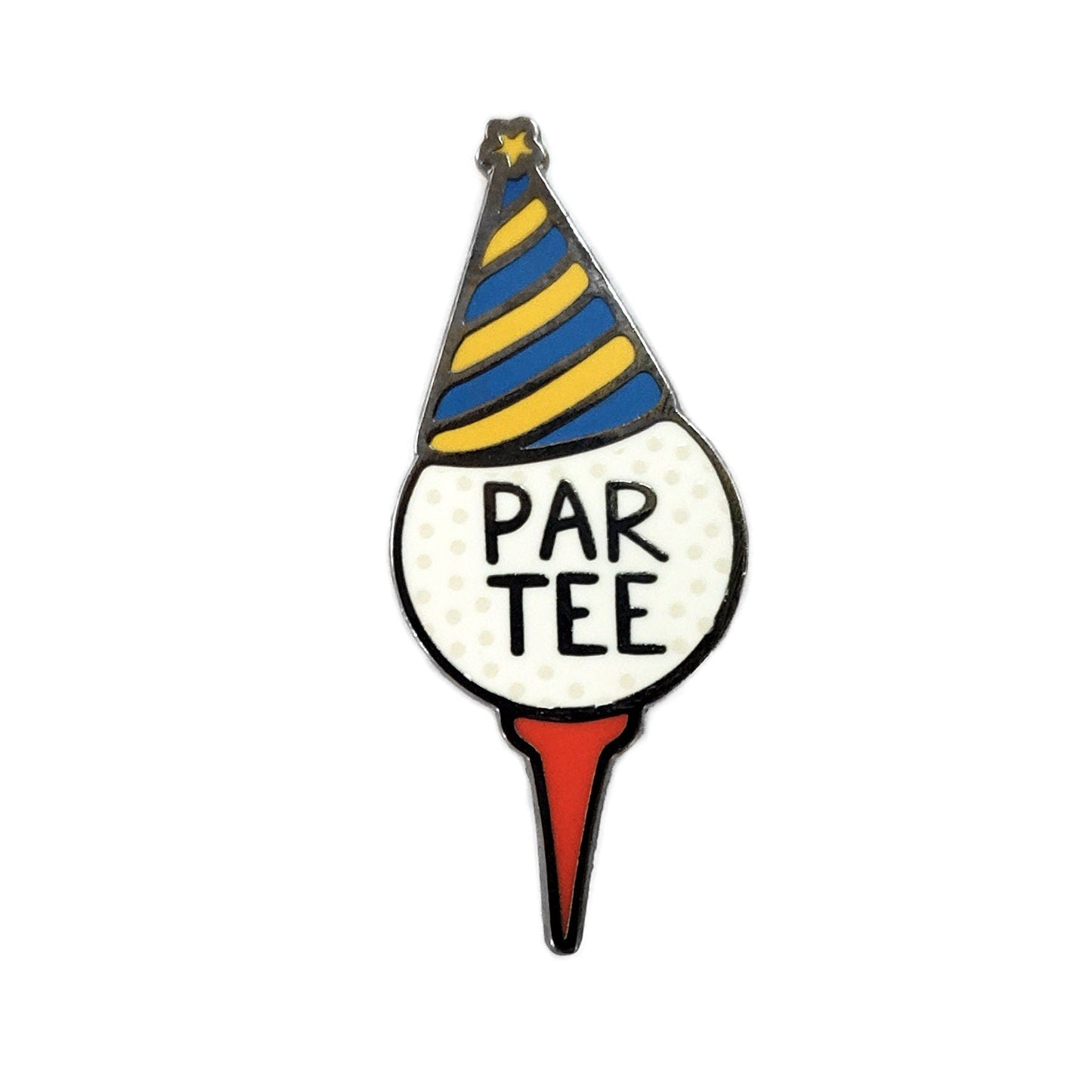 Par Tee Enamel Pin by Kolorspun