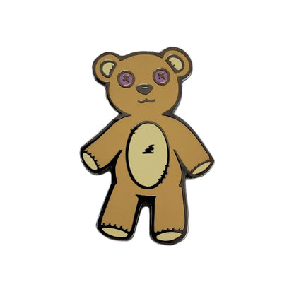 Teddy Bear Pin by Kolorspun