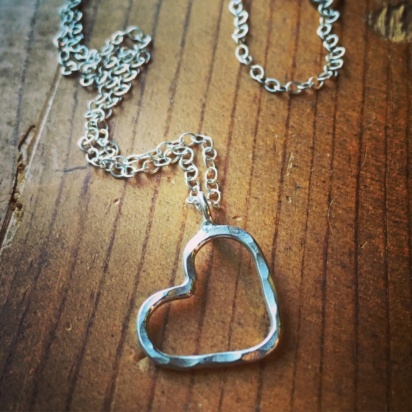 Heart Pendant Necklace by Jennifer Cervelli Jewelry