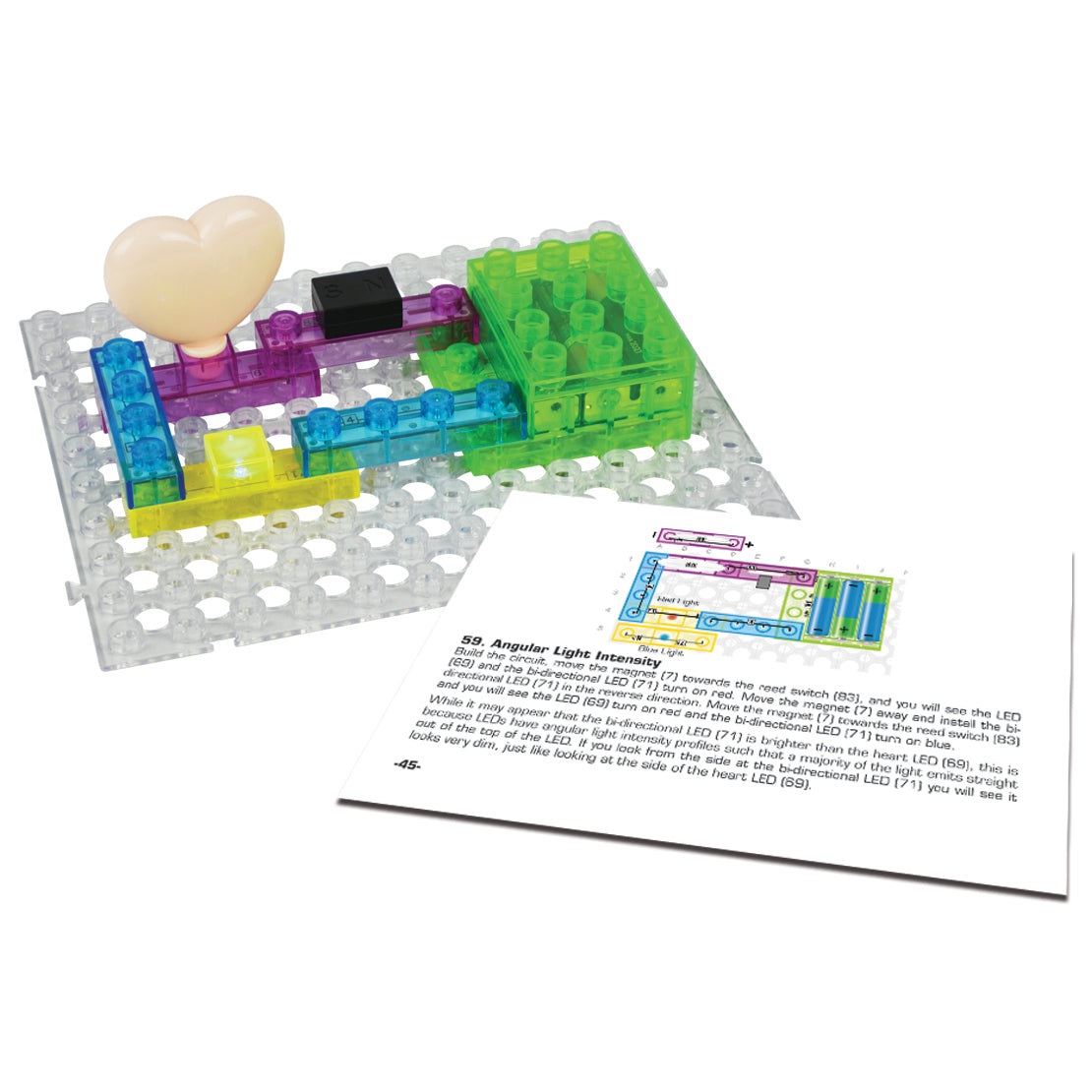 Circuit Blox™ 59 - E-Blox® Circuit Board Building Blocks Toys by E-Blox, Inc.