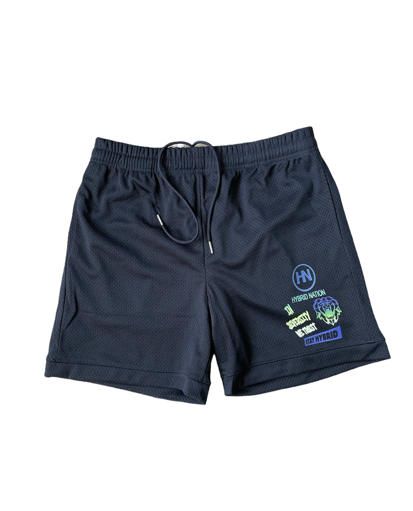 Hybrid Nation Cluster Logo Mesh Shorts by Hybrid Nation