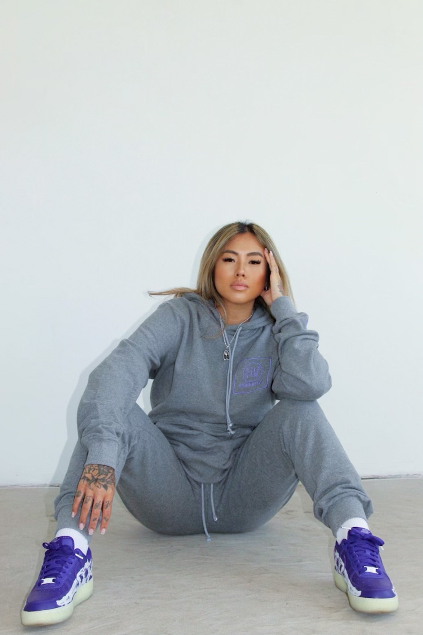 HYBRID NATION X TORI KIRIHARA TECH FLEECE HOODIE by Hybrid Nation