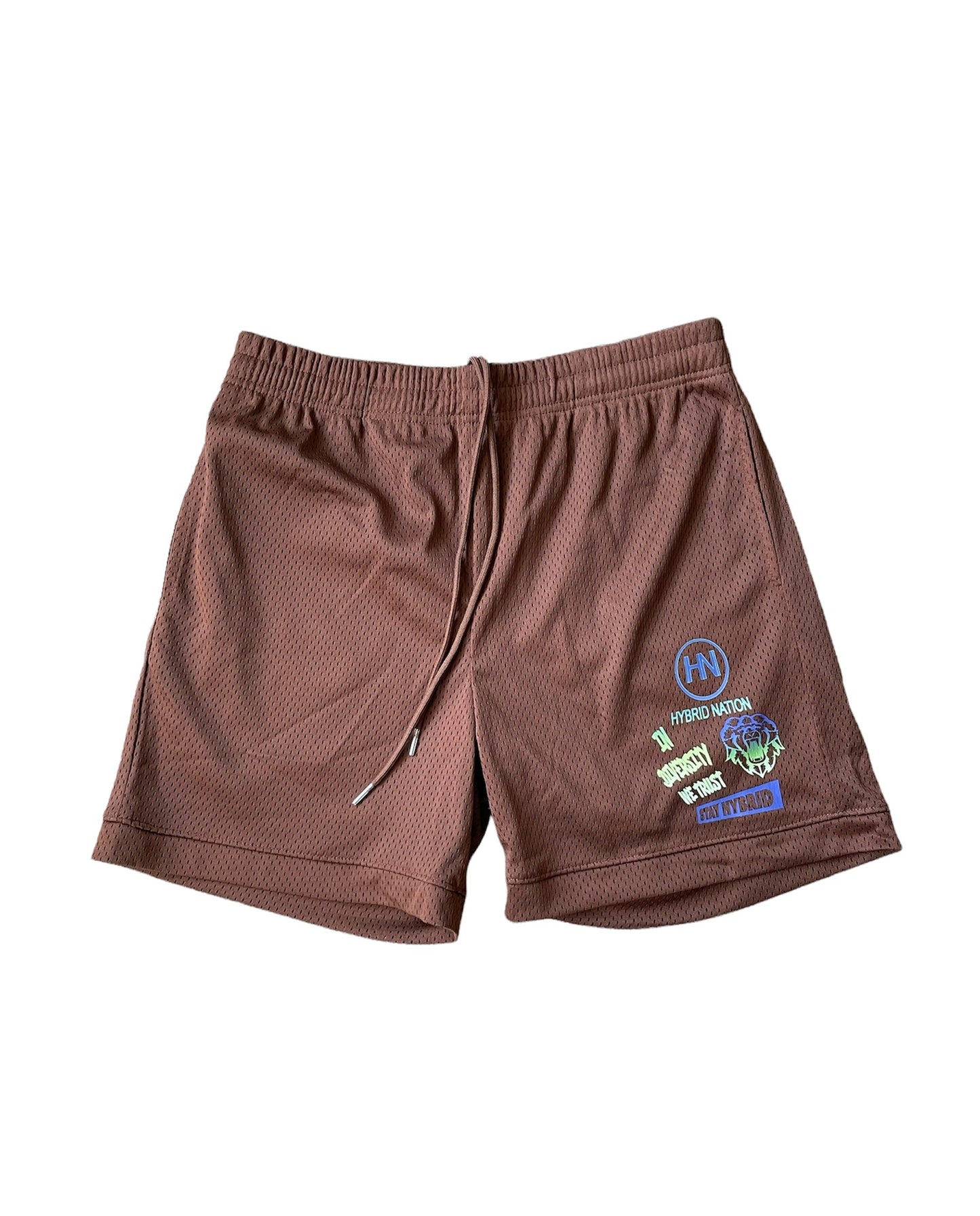 Hybrid Nation Cluster Logo Mesh Shorts by Hybrid Nation