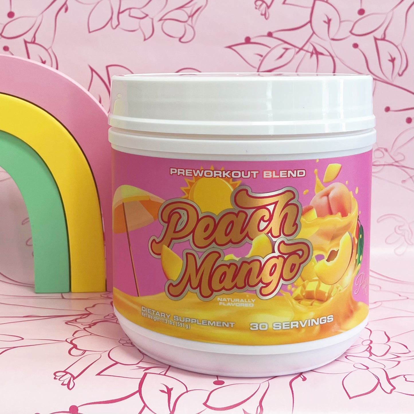 Peach Mango Pre-workout by Popin Peach LLC