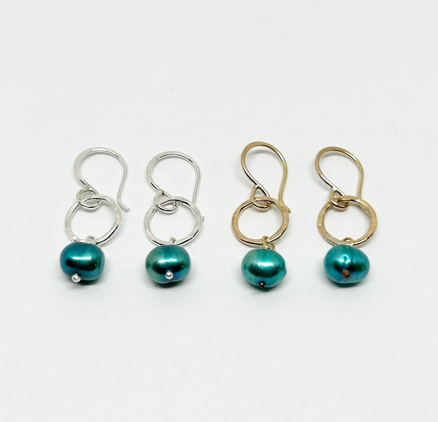 Mermaid Pearl Drop Earrings by Jennifer Cervelli Jewelry