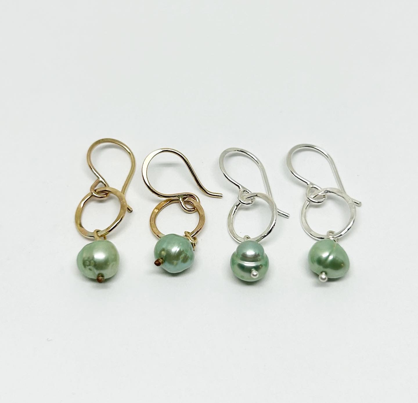 Mermaid Pearl Drop Earrings by Jennifer Cervelli Jewelry