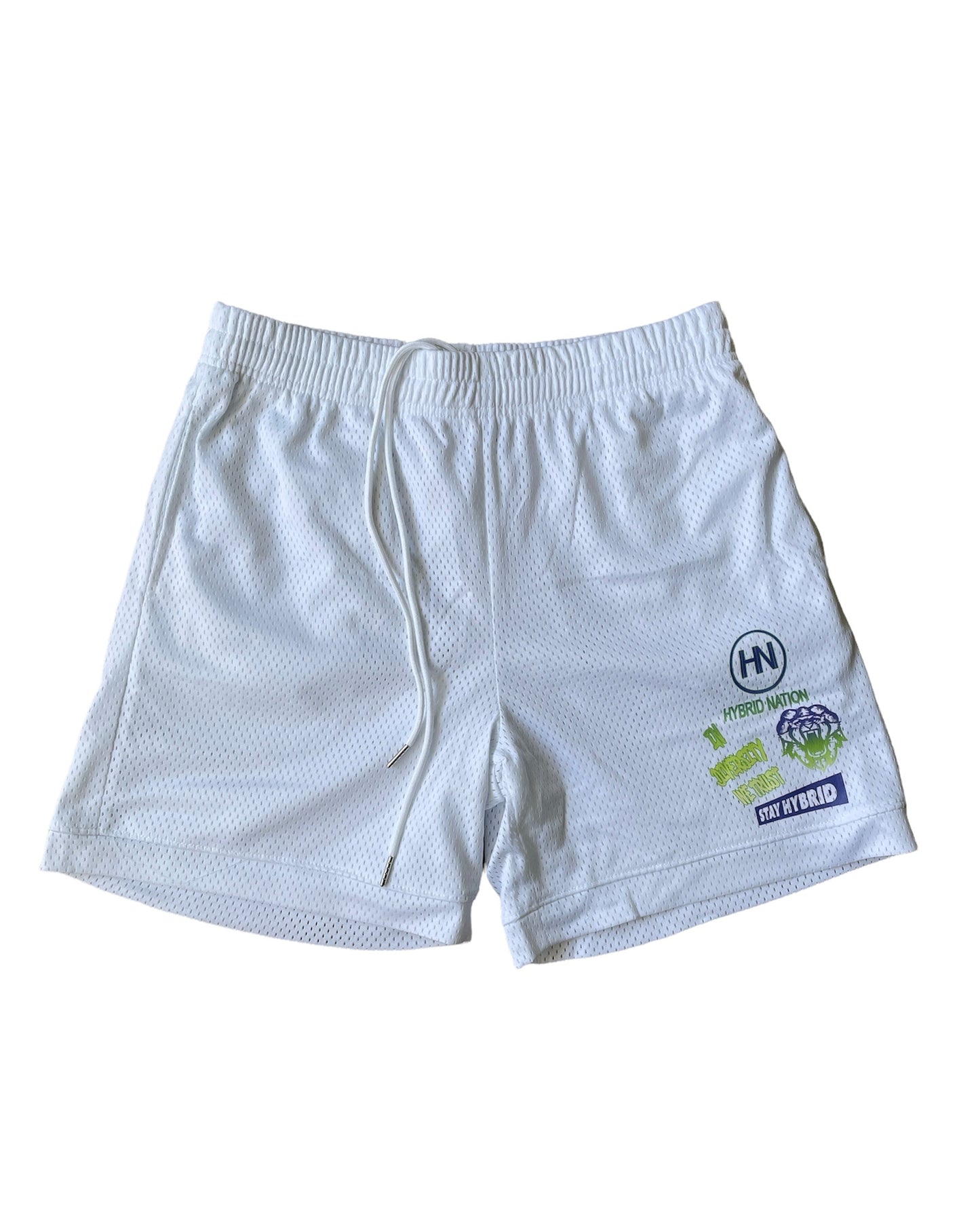 Hybrid Nation Cluster Logo Mesh Shorts by Hybrid Nation