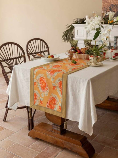 Italian Style Decorative Table Runner for Elegant Fall Table Setting by INSPECIAL HOME