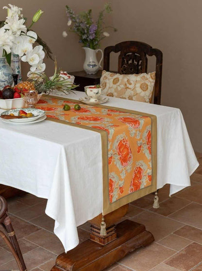 Italian Style Decorative Table Runner for Elegant Fall Table Setting by INSPECIAL HOME