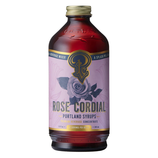 Rose Cordial Syrup - 6 x 12 oz by Farm2Me