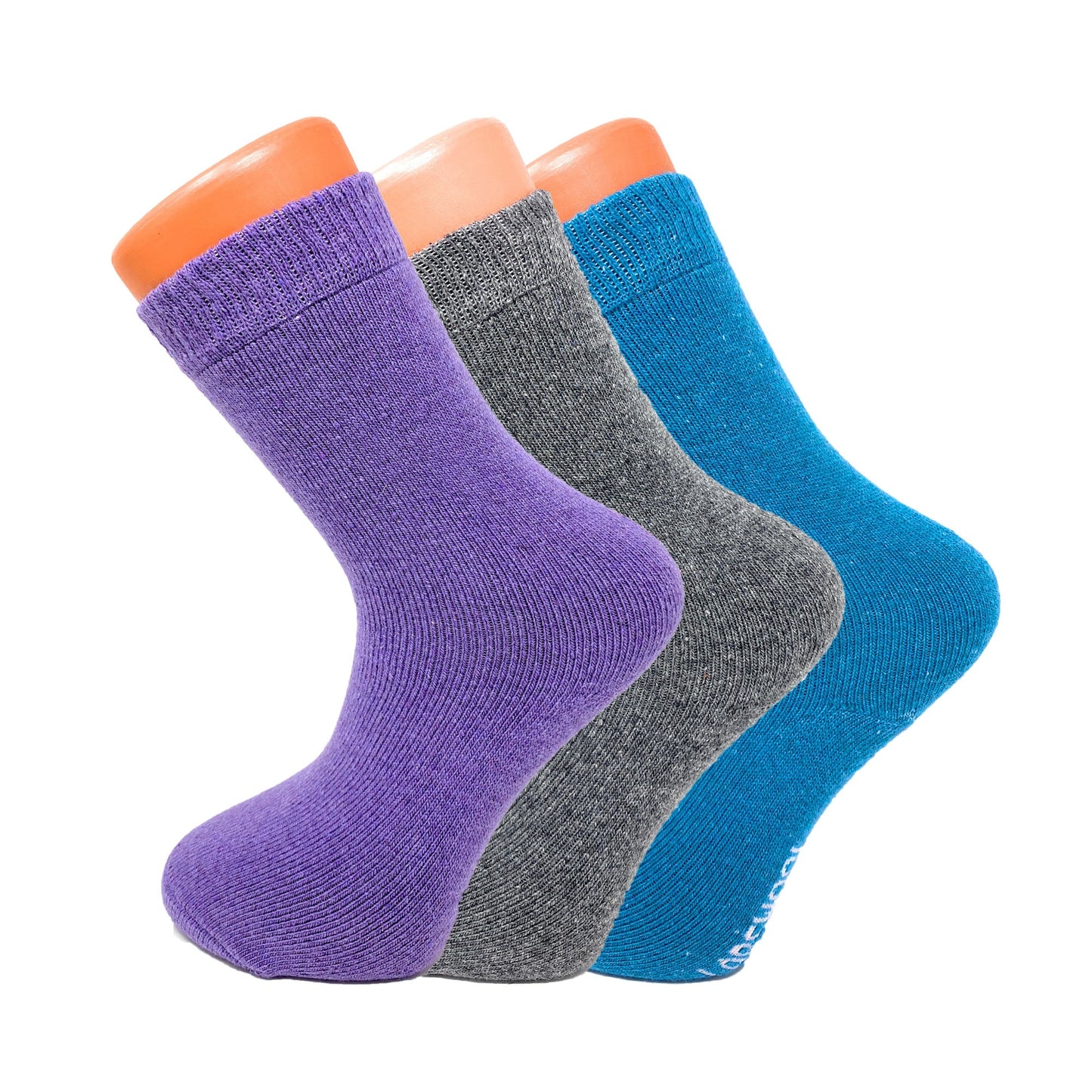 3 Pairs - Women Thermal Winter Socks Soft and Cozy Thick Casual Crew Wool Socks by Mars Outlet Store LLC