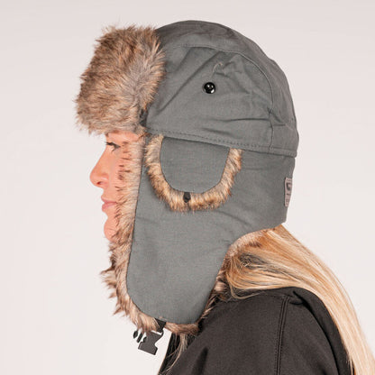 Trapper Hat | Canvas | Grey by Soul of Adventure