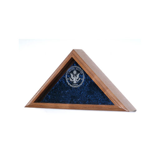 Glass Laser Engraved Flag Display Case - Fit 3' x 5' Flag. by The Military Gift Store