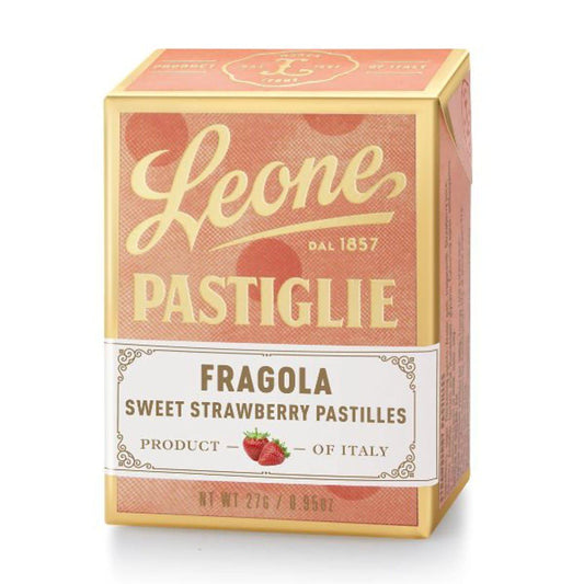 Leone Pastiglie - 'Fragola' Sweet Strawberry Pastilles (0.95OZ) by The Epicurean Trader