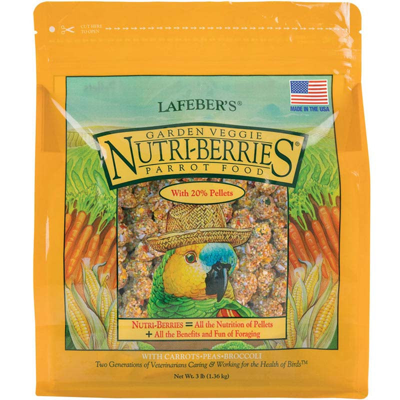 Nutri-Berries Parrot Superfood with Garden Vegetables by Dog Hugs Cat