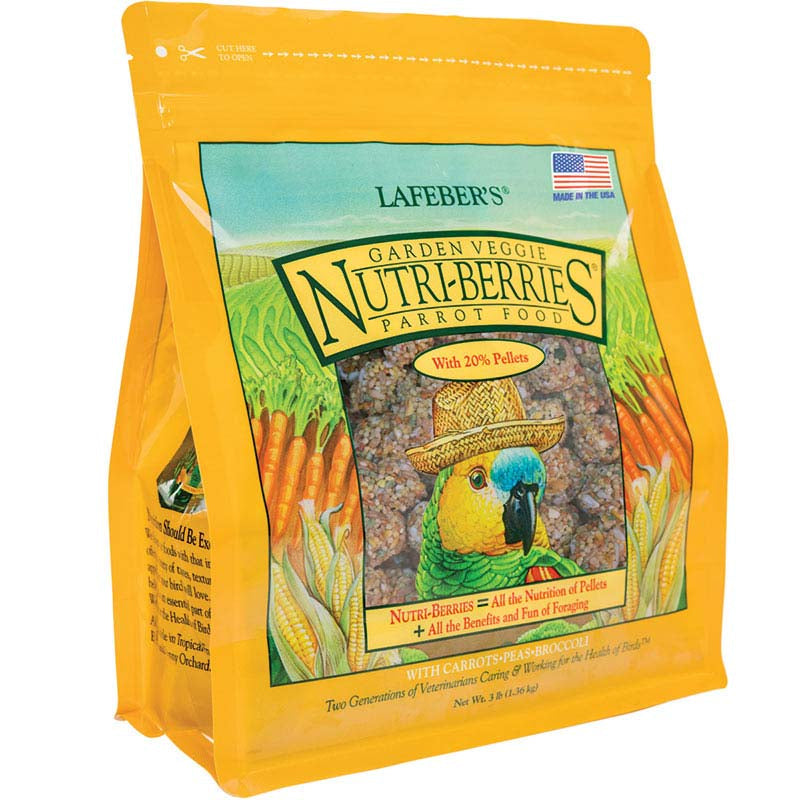 Nutri-Berries Parrot Superfood with Garden Vegetables by Dog Hugs Cat