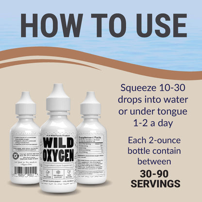 Wild Oxygen - Liquid Mineral Supplement 2oz by Wild Foods