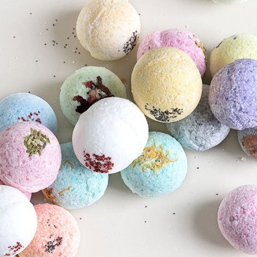 Natural Bath Bombs and Shower Steamers Set -  in a Gift Box by Lizush