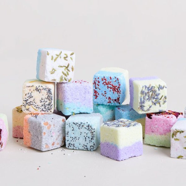 Natural Bath Bombs and Shower Steamers Set -  in a Gift Box by Lizush