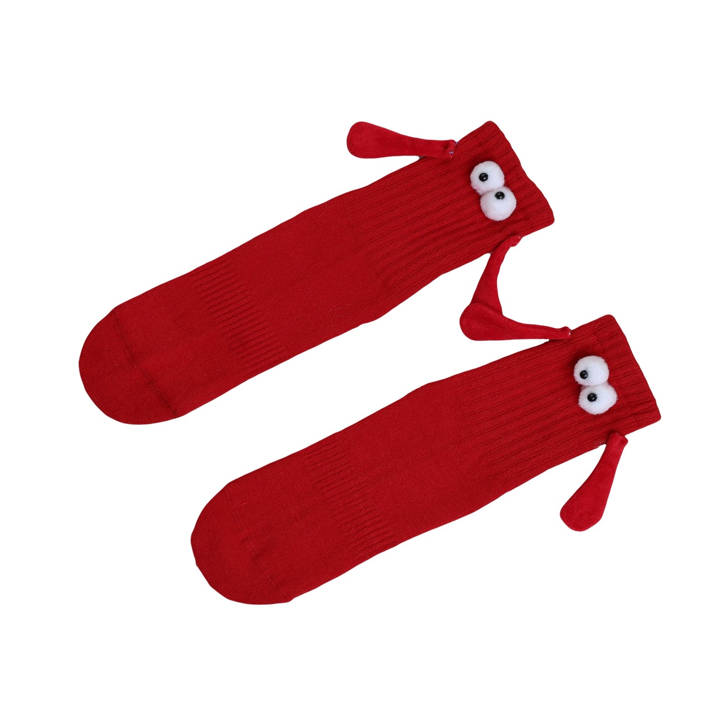 Unisex Magnetic Cotton Socks with Hand Design, Shoe Size 5-10, 1 Pair by Mars Outlet Store LLC