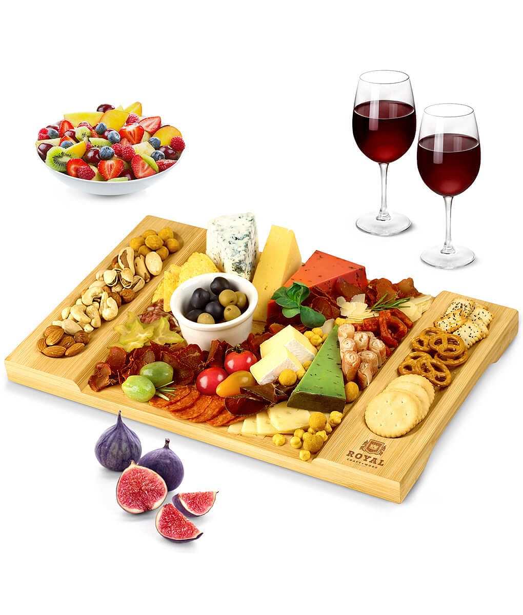 Bamboo Cheese Board 16-10 by Royal Craft Wood