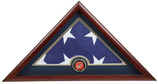 Marine Corps Frame, Marine Flag Display Case, Marine Corps Gifts by The Military Gift Store