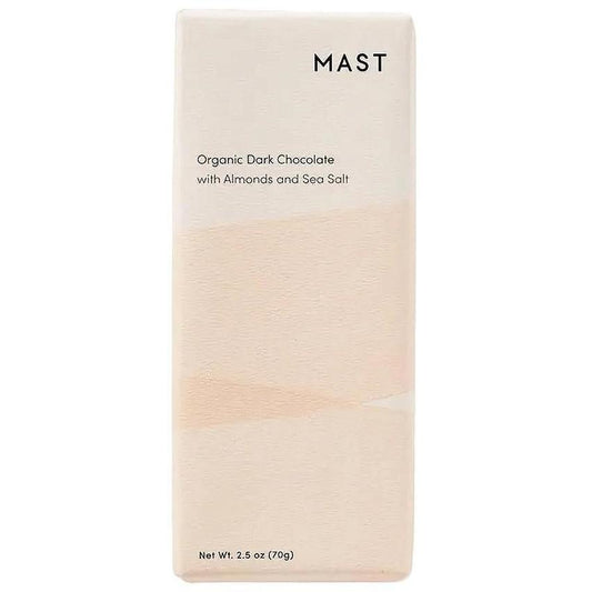 Mast - Organic Dark Chocolate w/ Almond & Sea Salt (70% | 2.5OZ) by The Epicurean Trader