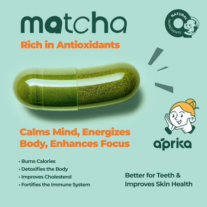 Organic Japanese Matcha Green Tea Powder by Aprika Life