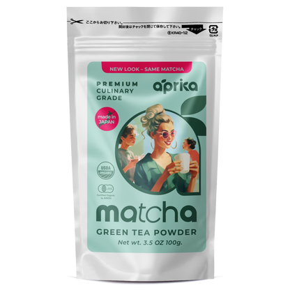 Organic Japanese Matcha Green Tea Powder by Aprika Life