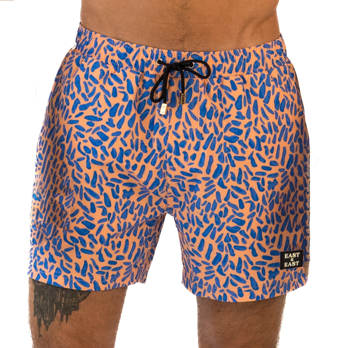 Maui Sands Shorts / Orange + Blue by East x East