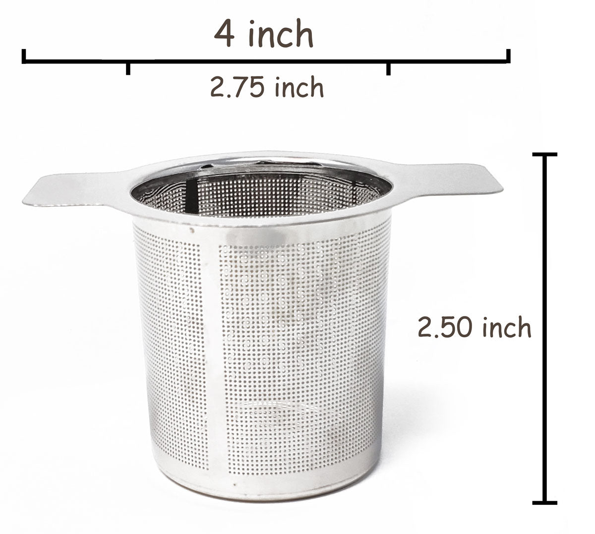 Stainless Steel Laser Cut Strainer by Tea and Whisk