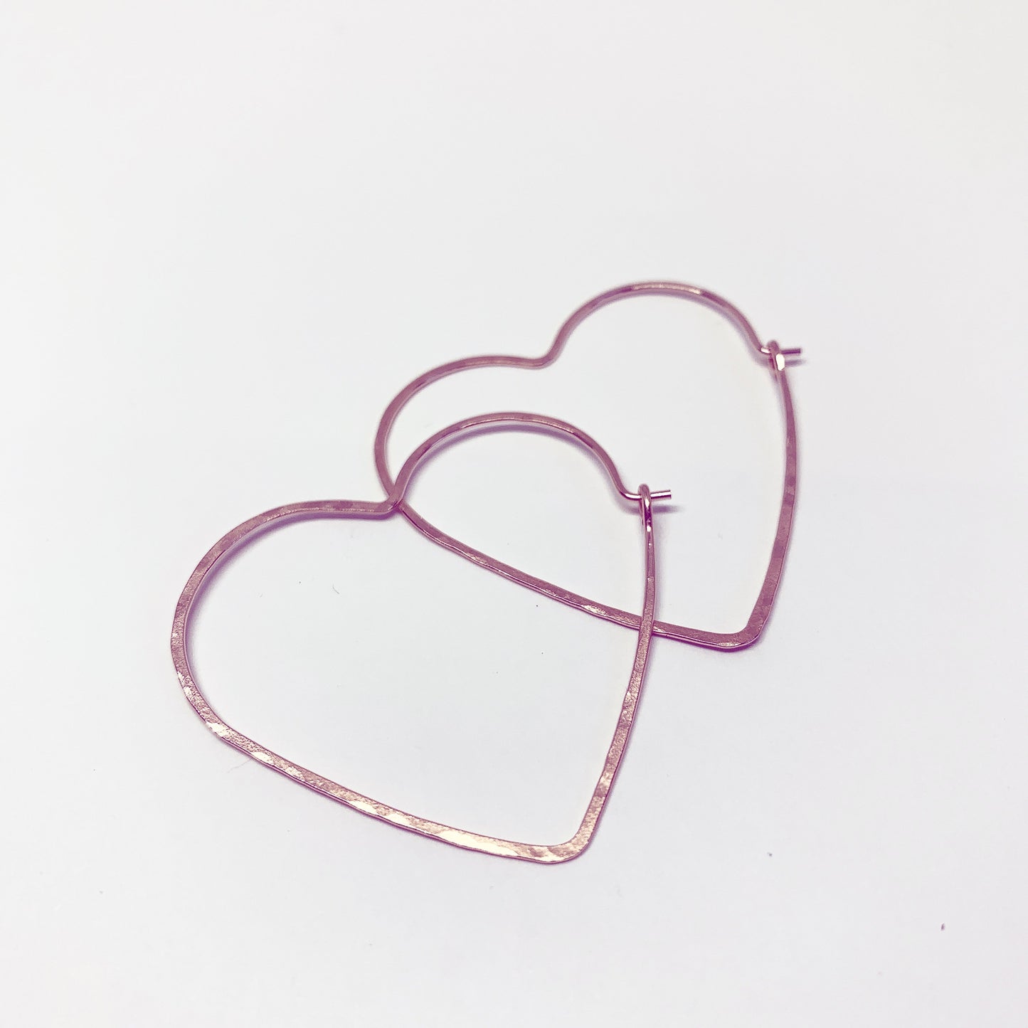 Heart Hoops - Size Large by Jennifer Cervelli Jewelry