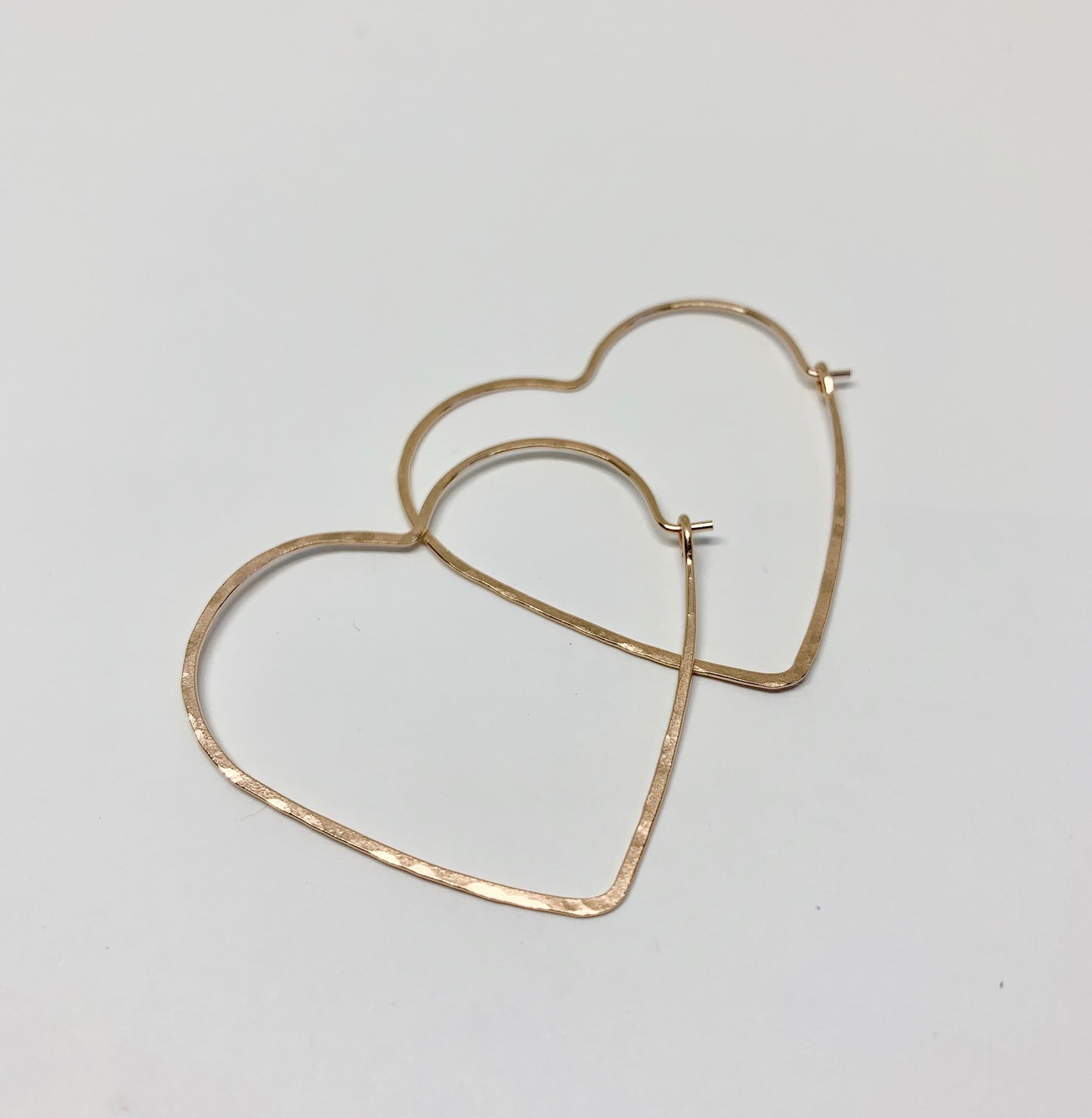 Heart Hoops - Size Large by Jennifer Cervelli Jewelry