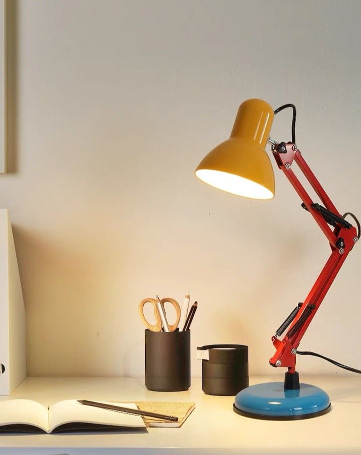 Memphis Retro Table Lamp for Study - Full Spectrum Eye Protection Desk Lamp by INSPECIAL HOME