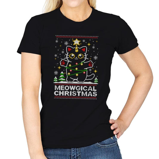 Meowgical Cat Christmas - Womens by RIPT Apparel