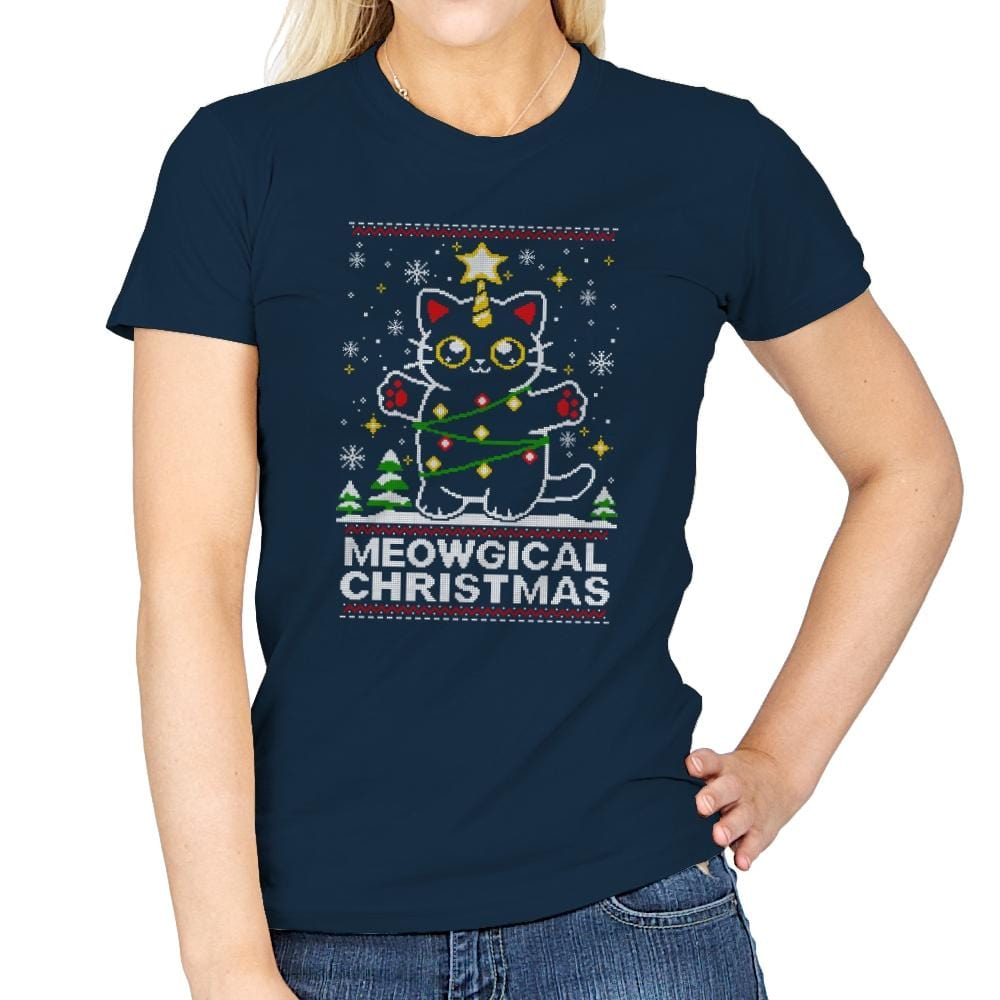 Meowgical Cat Christmas - Womens by RIPT Apparel