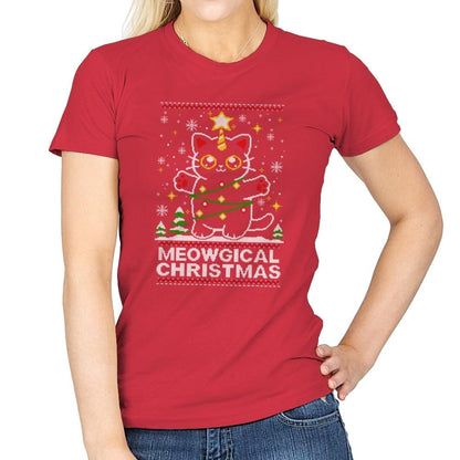 Meowgical Cat Christmas - Womens by RIPT Apparel