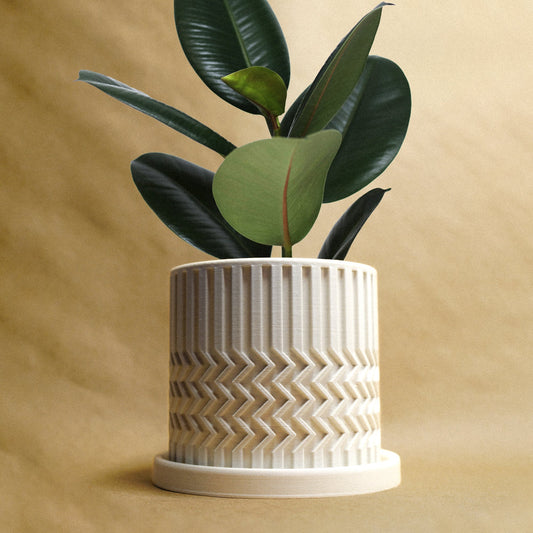 Minimalist Zig-Zag Planter by Rosebud HomeGoods