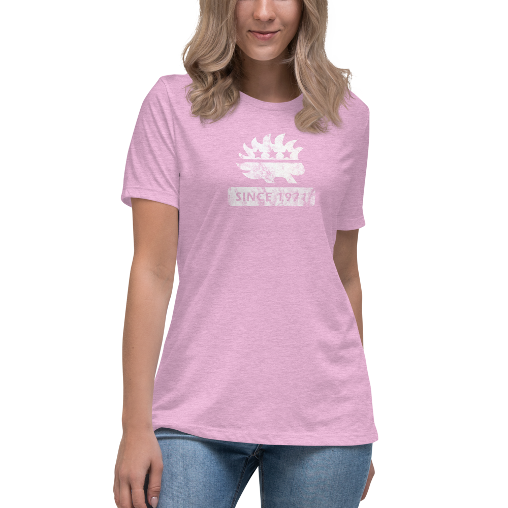 Libertarian Porcupine (Since 1971) Women's Relaxed T-Shirt by Proud Libertarian