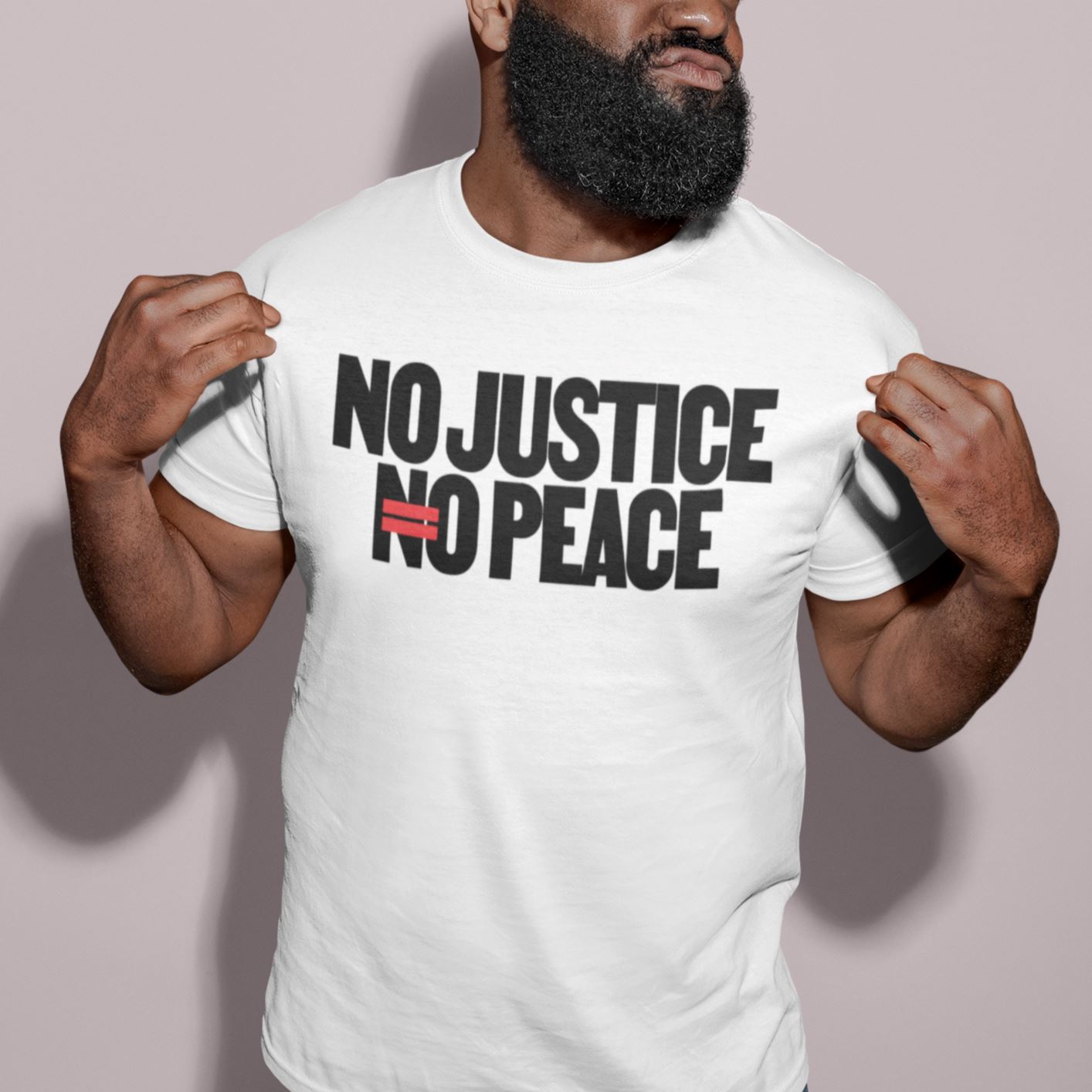 No Justice, No Peace | Unisex T-shirt by The Happy Givers