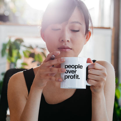 People Over Profit | Mug by The Happy Givers