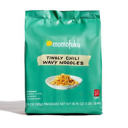 Momofuku - 'Tingly Chili Wavy' Noodles (5CT) by The Epicurean Trader