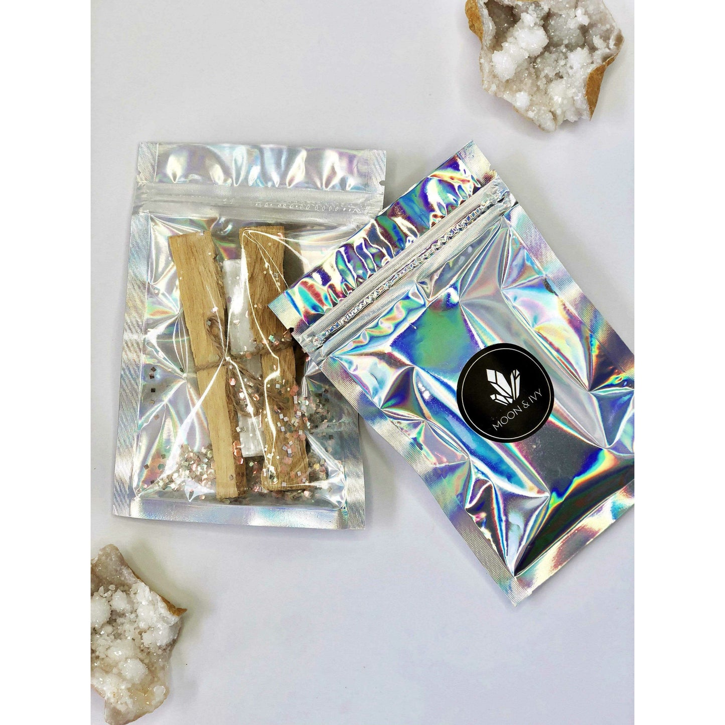 Palo Santo & Selenite Wand Cleansing Kit by Moon & Ivy