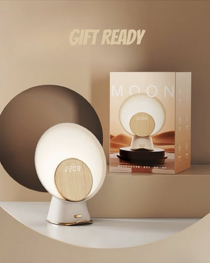 Moon Station: Bedside Lamp, Wireless Charger, Stereo Speaker All In One by INSPECIAL HOME