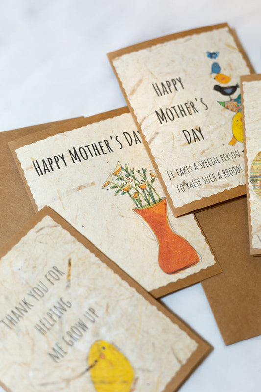 Banana Paper Mother's Day Cards by 2nd Story Goods